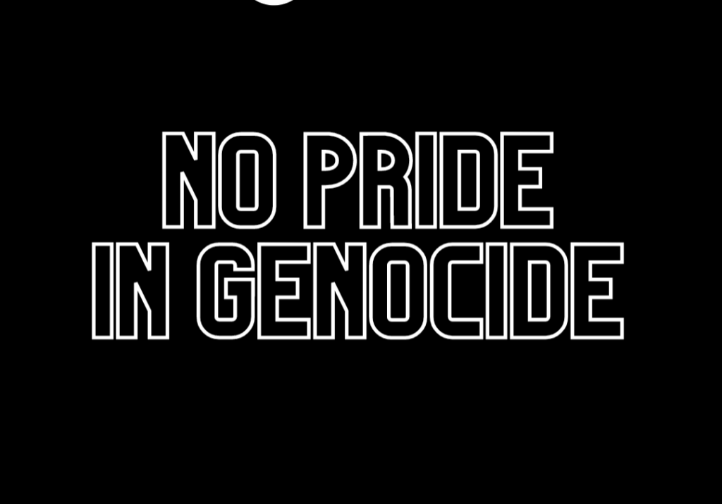 no pride in genocide